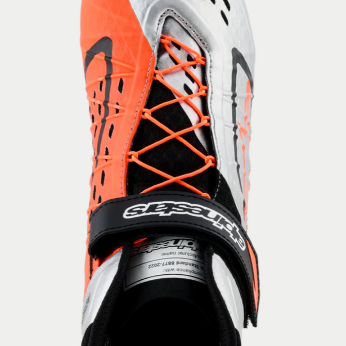 Alpinestars Alpinestars KX V3 Fia gekeurde kart schoenen Oranje / Zilver