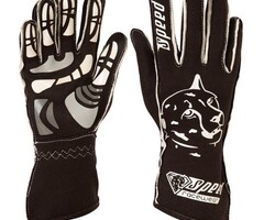 Speed Racewear Speed handschoenen Melbourne G-2 Zwart/wit