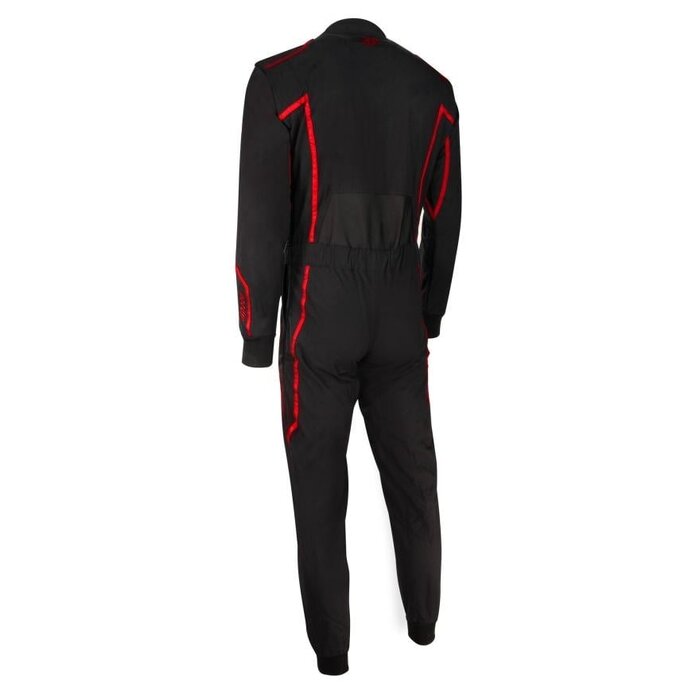 Speed Racewear Speed 2 lagen Overall RS2 Imola zwart / rood