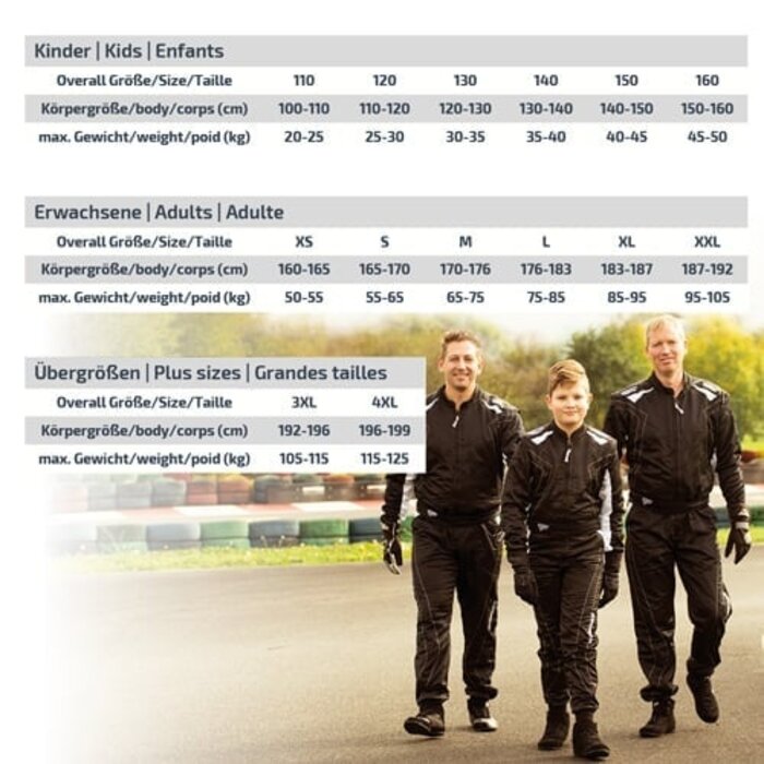 Speed Racewear Speed 2 lagen Overall RS3 Imola zwart / rood /wit