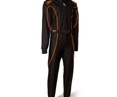 Speed Racewear Speed 2 lagen Overall RS-1 Barcelona zwart/fluor oranje