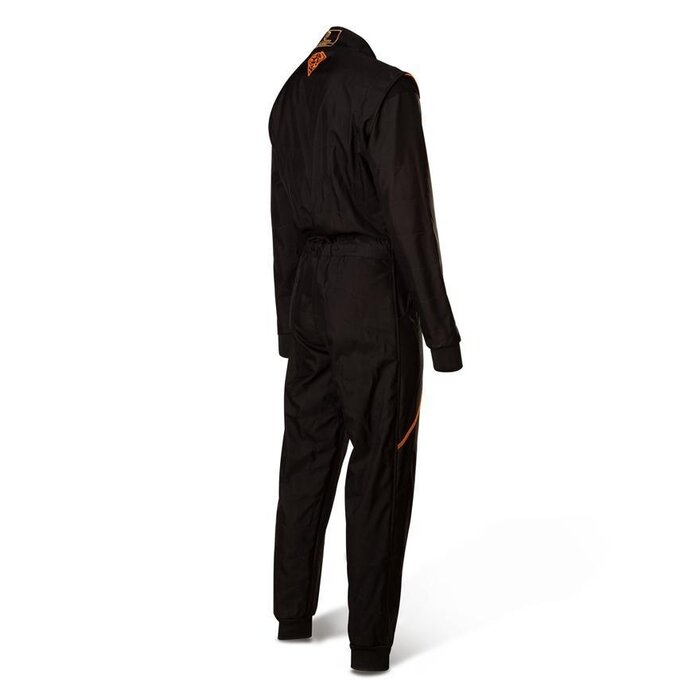Speed Racewear Speed 2 lagen Overall RS-1 Barcelona zwart/fluor oranje