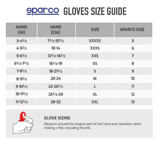Sparco Sparco Sim racing gloves hypergrip + Zwart / rood