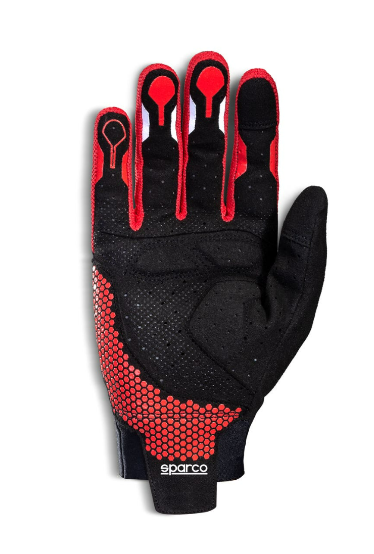 Sparco Sparco Sim racing gloves hypergrip + Zwart / rood