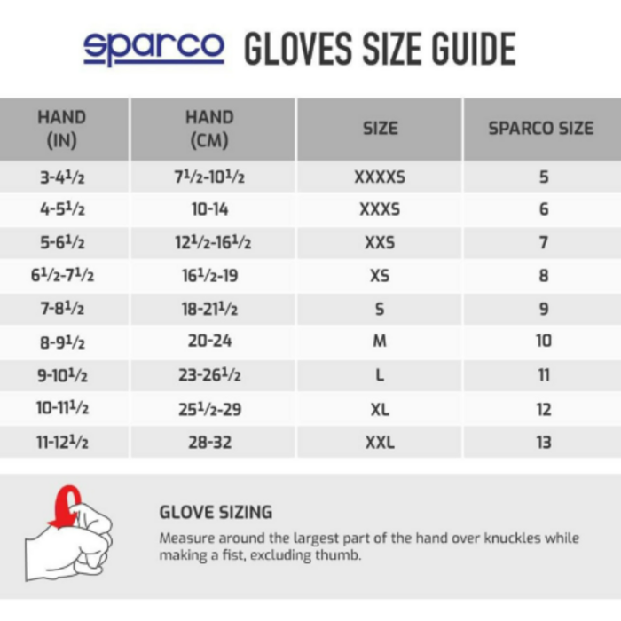 Sparco Sparco Sim racing gloves hypergrip + Zwart / rood