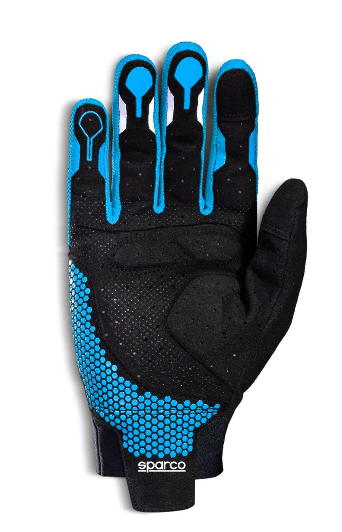Sparco Sparco Sim racing gloves hypergrip + Zwart / Blauw