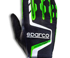 Sparco Sparco Sim racing gloves hypergrip + Zwart / Fluor Groen