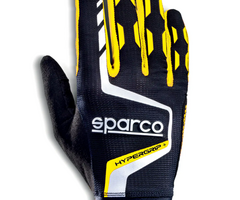 Sparco Sparco Sim racing gloves hypergrip + Zwart / Fluor Geel