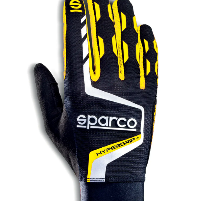 Sparco Sparco Sim racing gloves hypergrip + Zwart / Fluor Geel