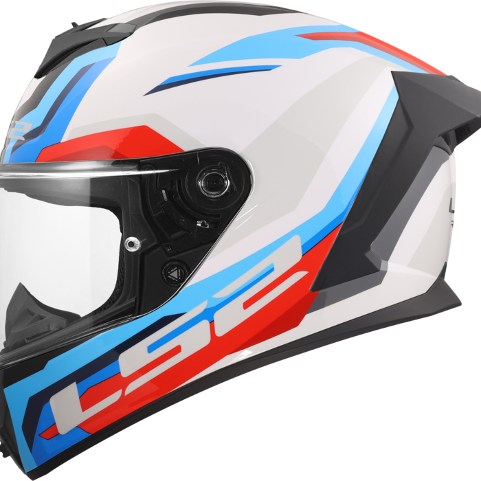 LS2 LS2 FF820 Rapid III Hyper Wit / Blauw / Rood