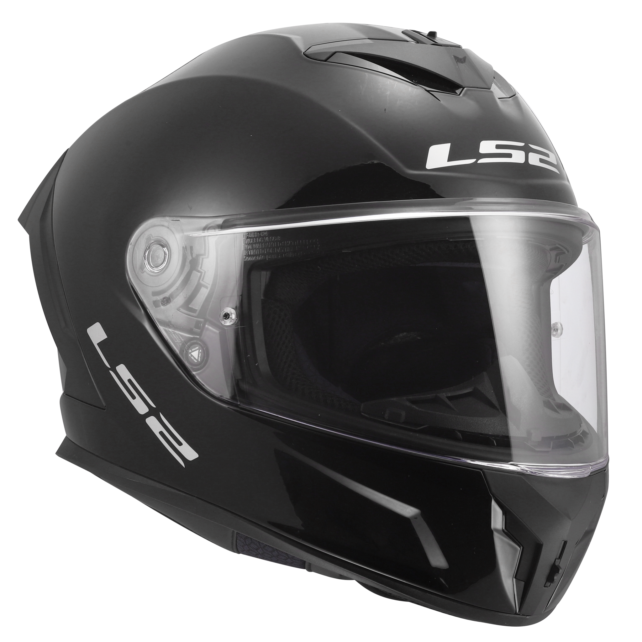 LS2 LS2 FF820 Rapid III Solid Glans Zwart