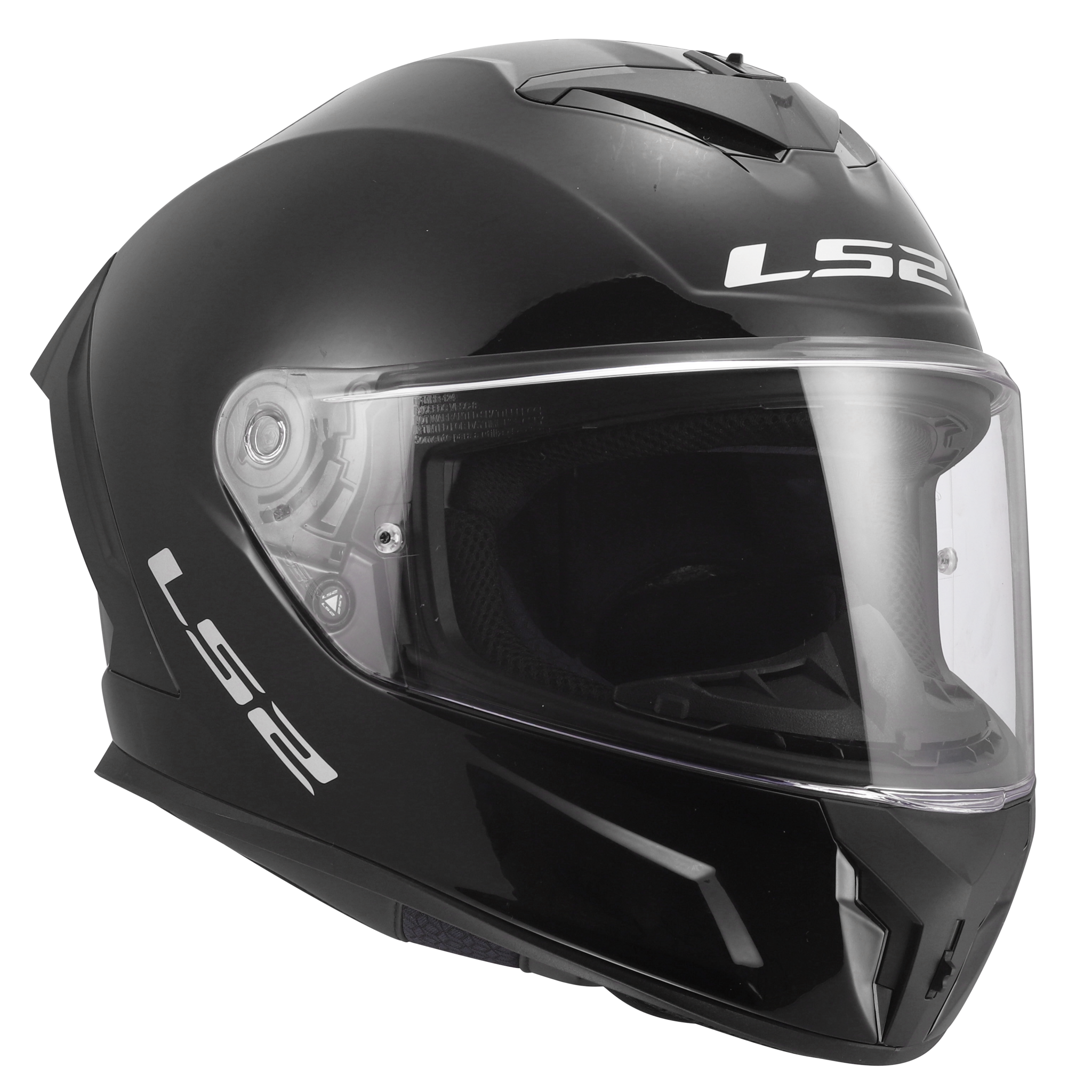 LS2 LS2 FF820 Rapid III Solid Glans Zwart