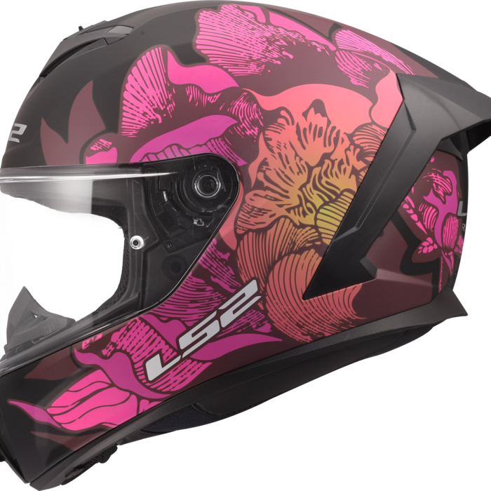 LS2 LS2 FF820 Rapid III Poppies zwart / Roze