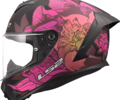 LS2 LS2 FF820 Rapid III Poppies zwart / Roze
