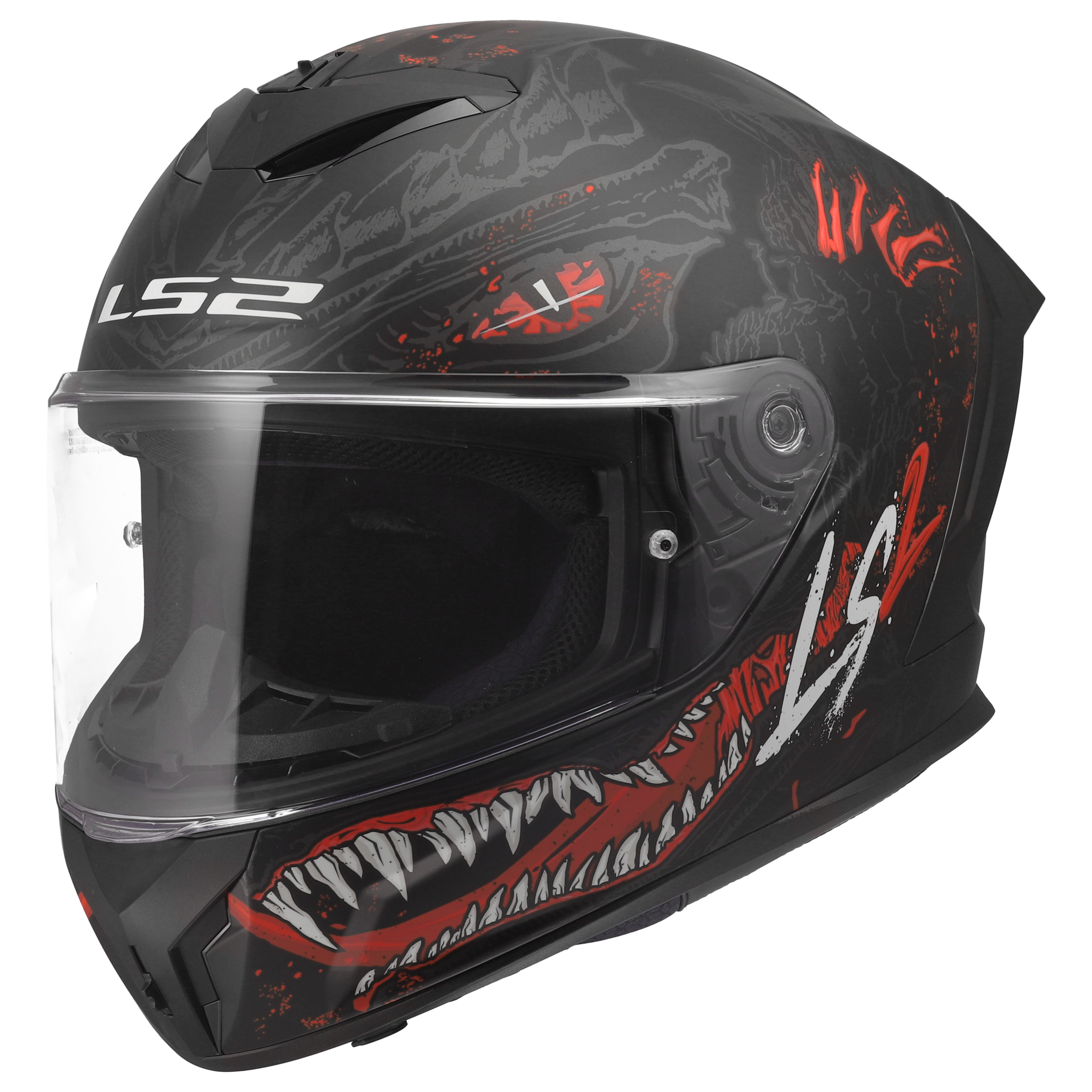 LS2 LS2 FF820 Rapid III Kaiju Matt zwart / Rood
