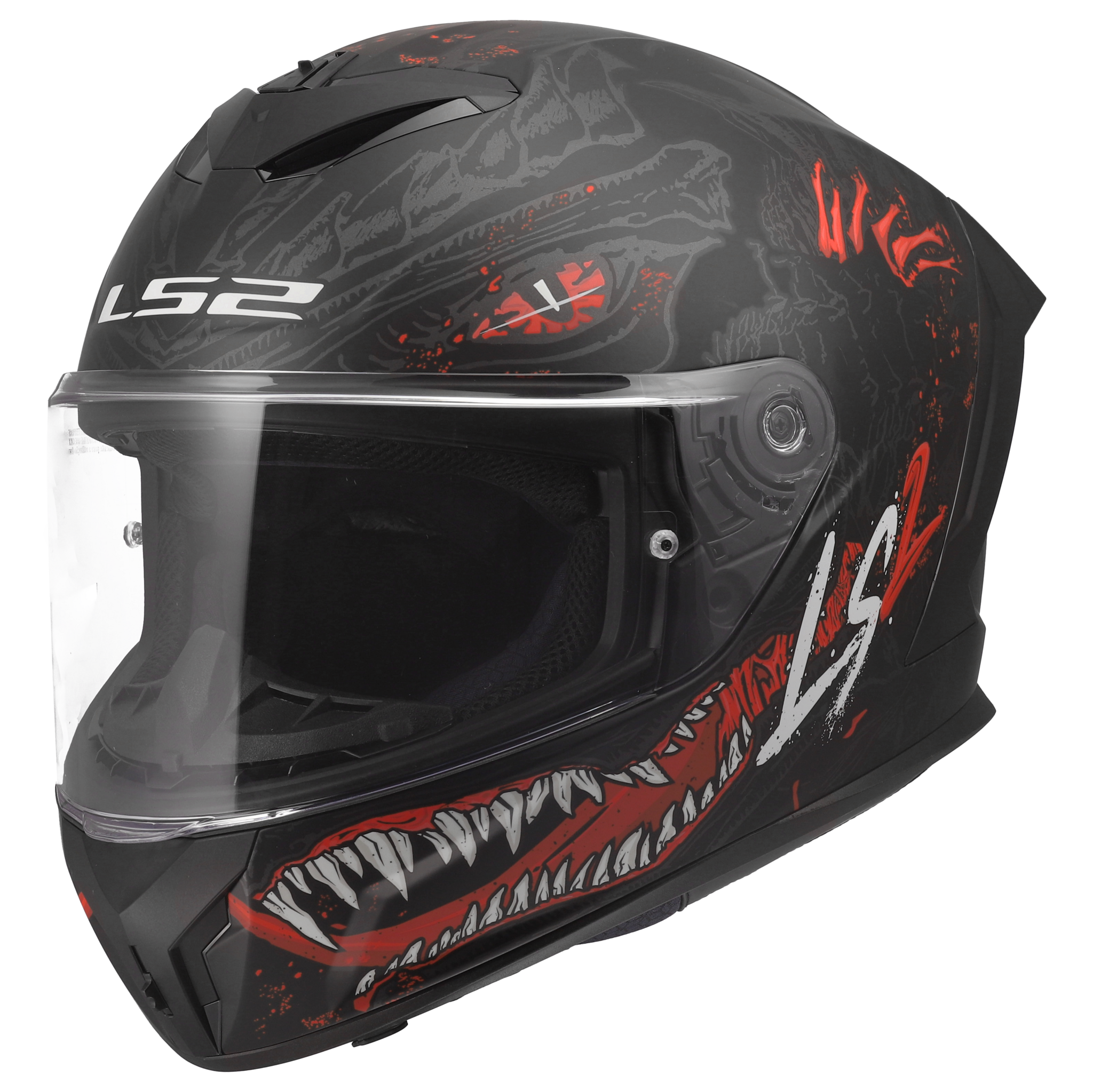 LS2 LS2 FF820 Rapid III Kaiju Matt zwart / Rood