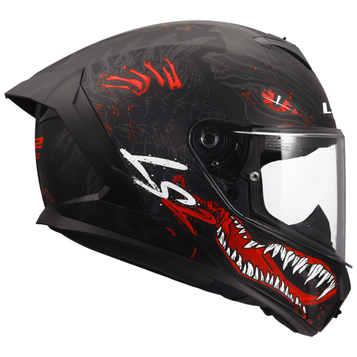 LS2 LS2 FF820 Rapid III Kaiju Matt zwart / Rood