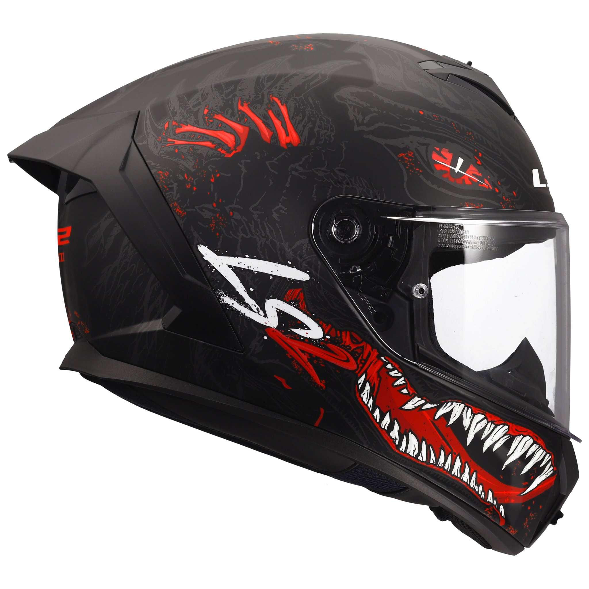 LS2 LS2 FF820 Rapid III Kaiju Matt zwart / Rood
