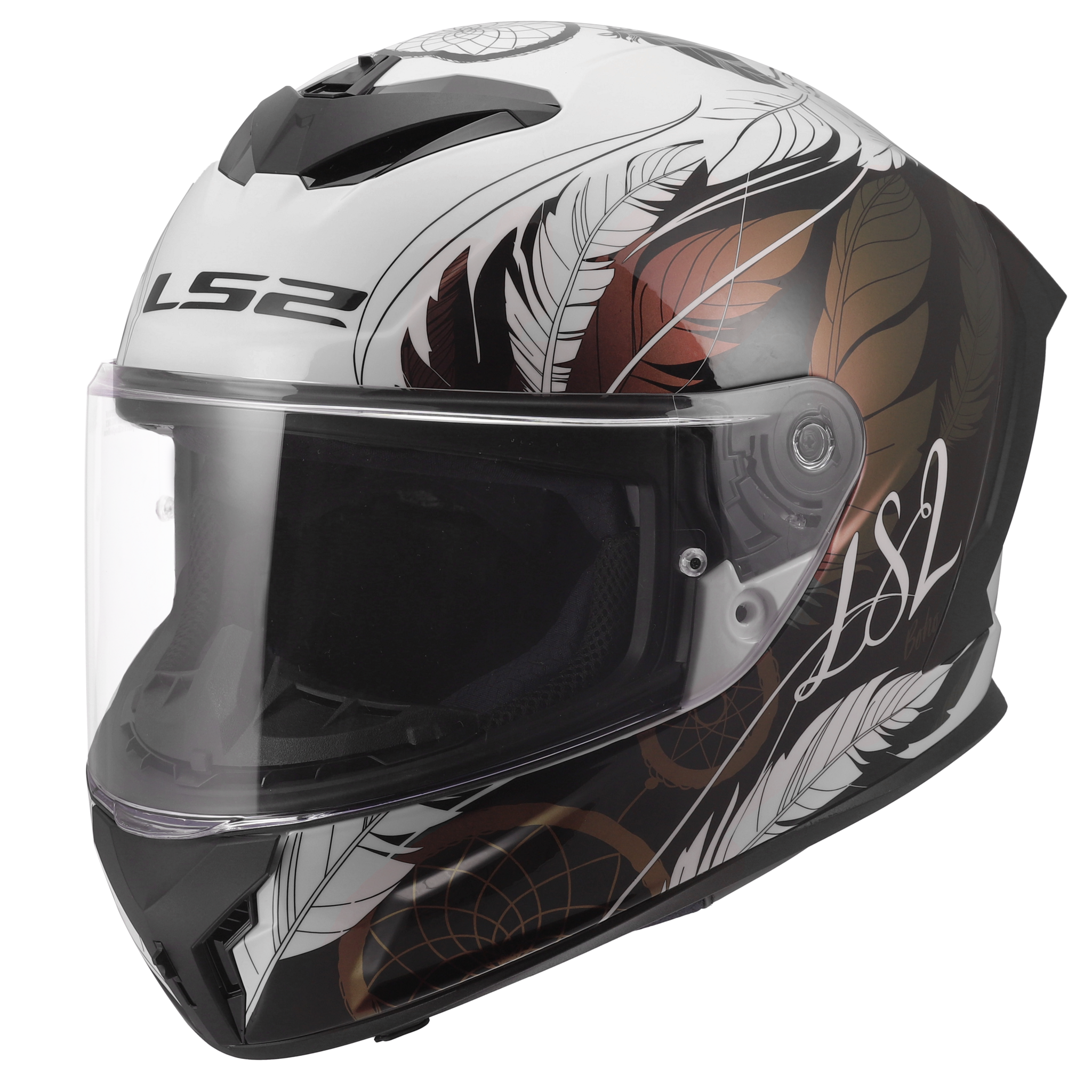 LS2 LS2 FF820 Rapid III Boho Wit / Zwart / Roze