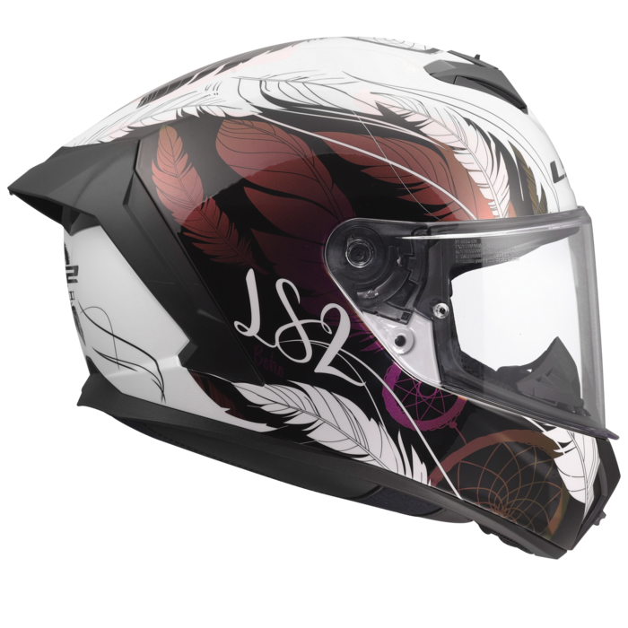 LS2 LS2 FF820 Rapid III Boho Wit / Zwart / Roze