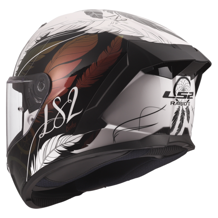LS2 LS2 FF820 Rapid III Boho Wit / Zwart / Roze