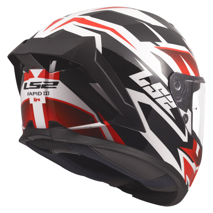 LS2 LS2 FF820 Rapid III XTREM Zwart / Rood / Wit