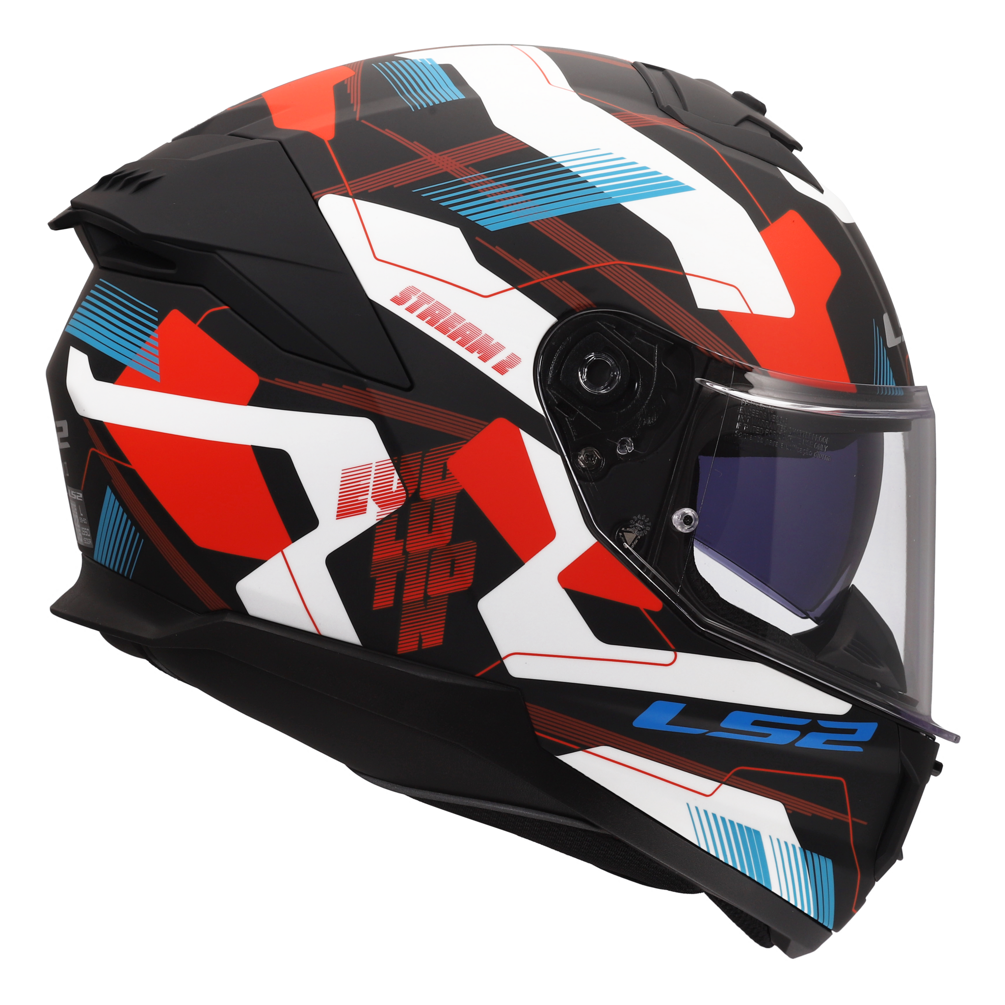 LS2 LS2 FF808 Stream II Mika Wit / Blauw / Rood