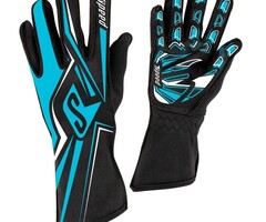 Speed Racewear Speed handschoenen Melbourne 2.0 Zwart / Licht Blauw