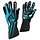 Speed handschoenen Melbourne 2.0 Zwart / Licht Blauw