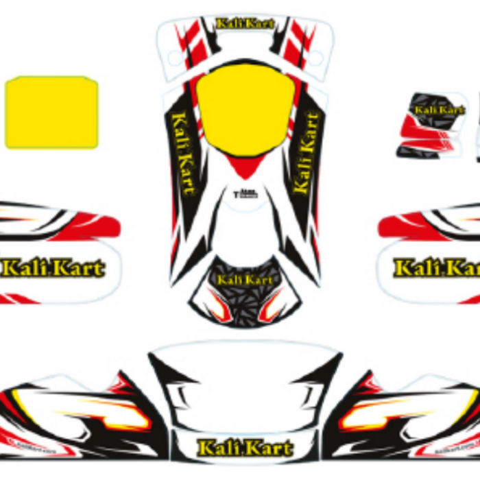 Kali Kart Stickerset KG MK20 / MK27 MINI