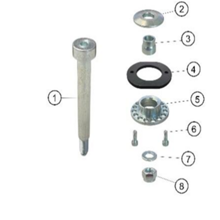 IPK IPK Fusee excenter onderste plaat (Dark edition)