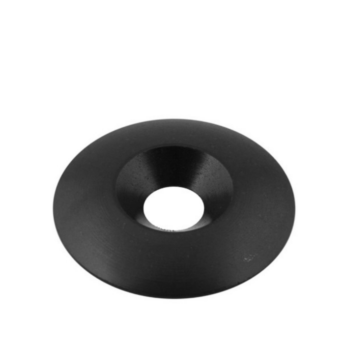 IPK IPK Aluminium verzonken ring M8 - Zwart