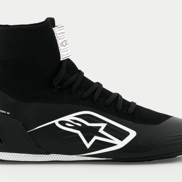 Alpinestars Alpinestars Supertech K Fia kartschoenen Zwart / Wit