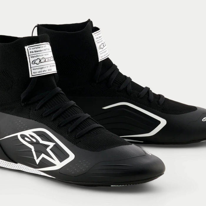 Alpinestars Alpinestars Supertech K Fia kartschoenen Zwart / Wit