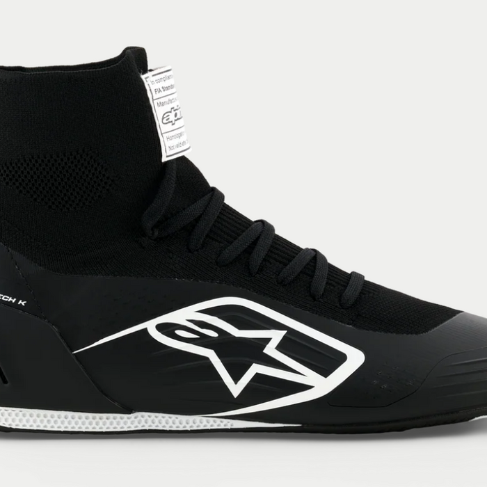 Alpinestars Alpinestars Supertech K Fia kartschoenen Zwart / Wit