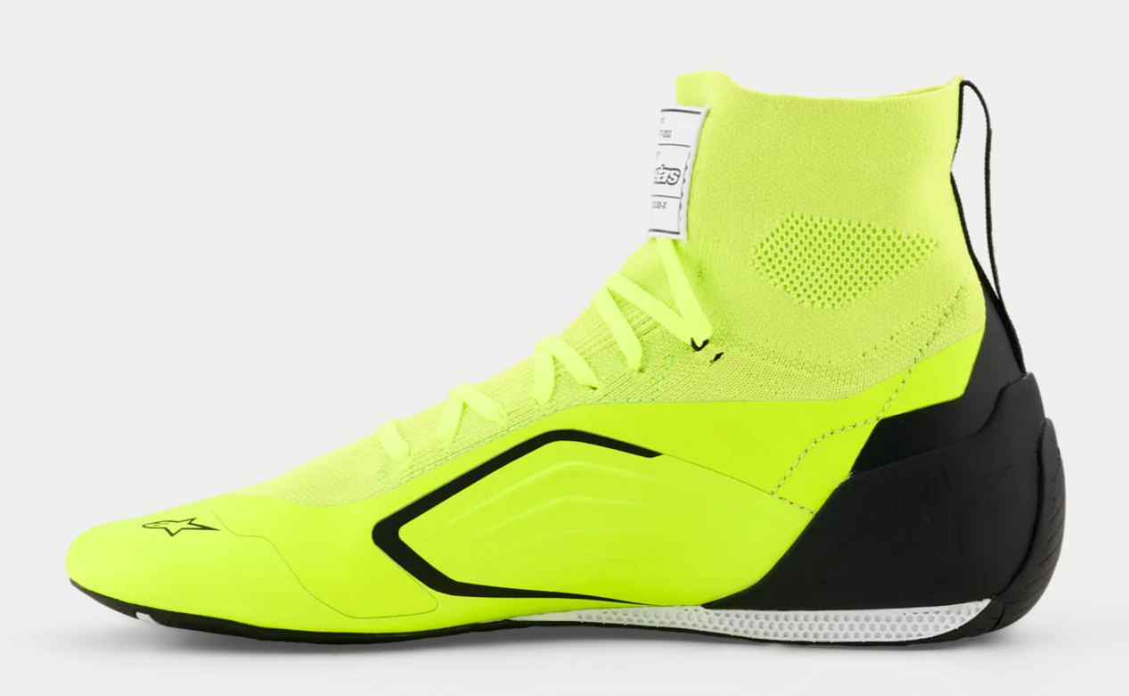 Alpinestars Alpinestars Supertech K Fia kartschoenen Fluor Geel / Zwart