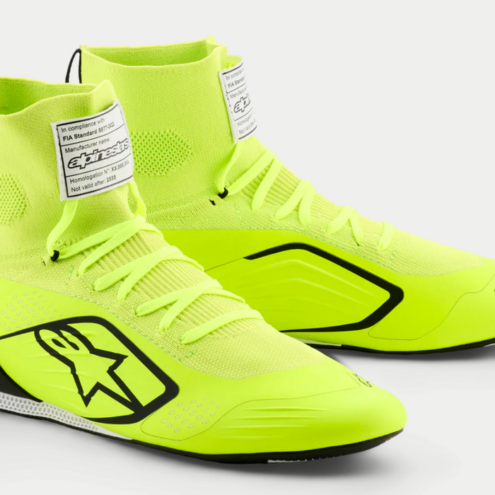 Alpinestars Alpinestars Supertech K Fia kartschoenen Fluor Geel / Zwart