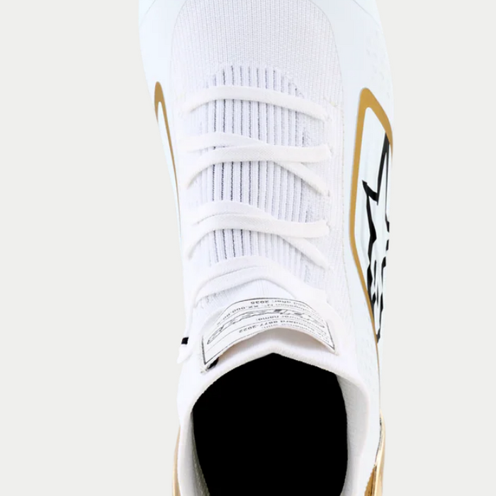 Alpinestars Alpinestars Supertech K Fia kartschoenen Wit / Zwart / Goud