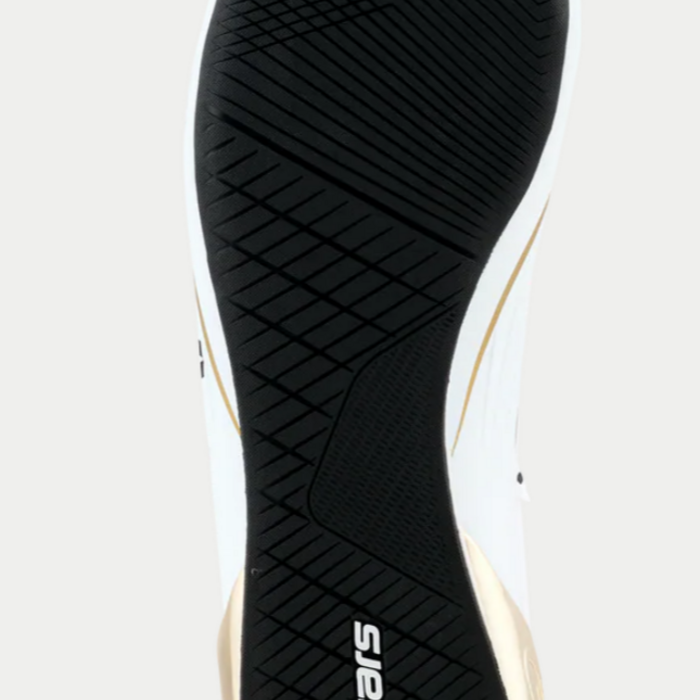 Alpinestars Alpinestars Supertech K Fia kartschoenen Wit / Zwart / Goud