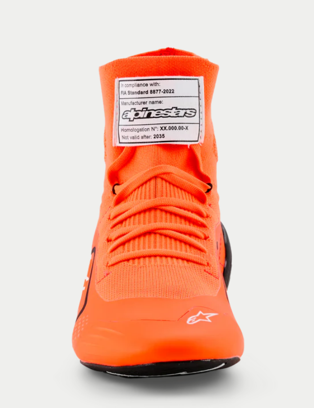 Alpinestars Alpinestars Supertech K Fia kartschoenen Fluor Oranje / Zwart