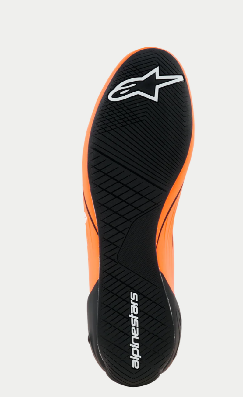 Alpinestars Alpinestars Supertech K Fia kartschoenen Fluor Oranje / Zwart