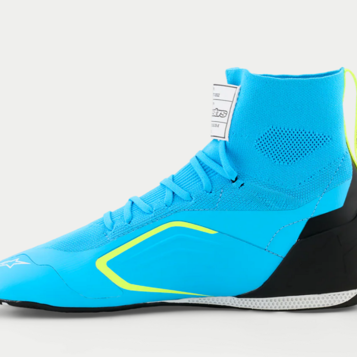 Alpinestars Alpinestars Supertech K Fia kartschoenen Licht Blauw / Fluor Geel