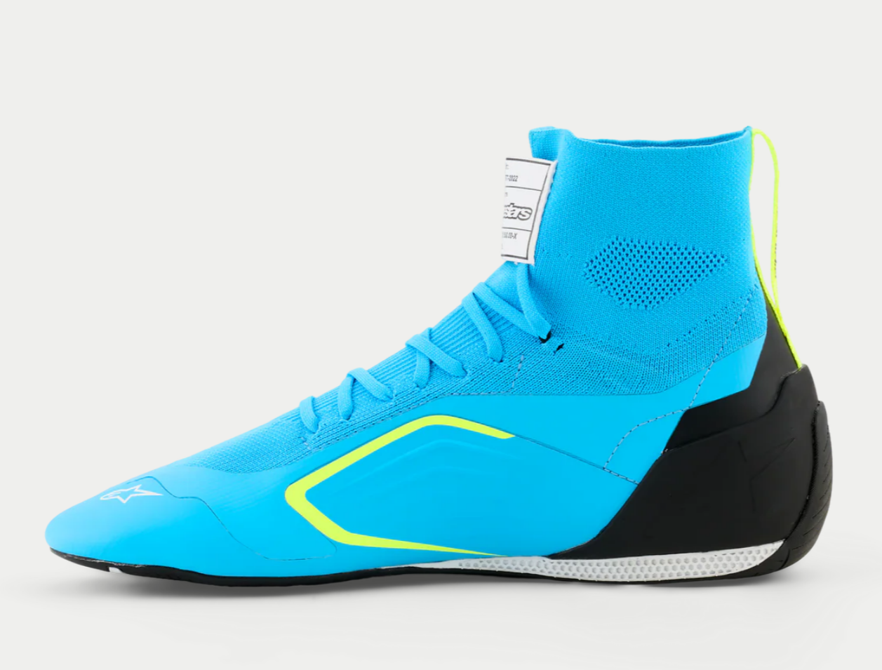 Alpinestars Alpinestars Supertech K Fia kartschoenen Licht Blauw / Fluor Geel