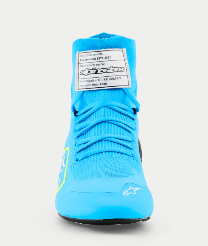 Alpinestars Alpinestars Supertech K Fia kartschoenen Licht Blauw / Fluor Geel