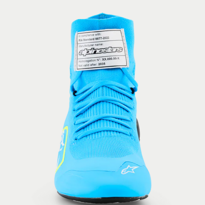 Alpinestars Alpinestars Supertech K Fia kartschoenen Licht Blauw / Fluor Geel