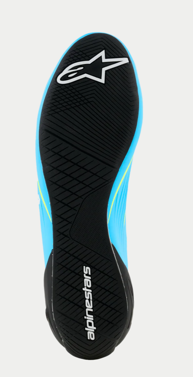 Alpinestars Alpinestars Supertech K Fia kartschoenen Licht Blauw / Fluor Geel