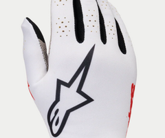 Alpinestars Alpinestars Sim racing handschoenen Graphic 1 Ice Zilver / Zwart / Rood
