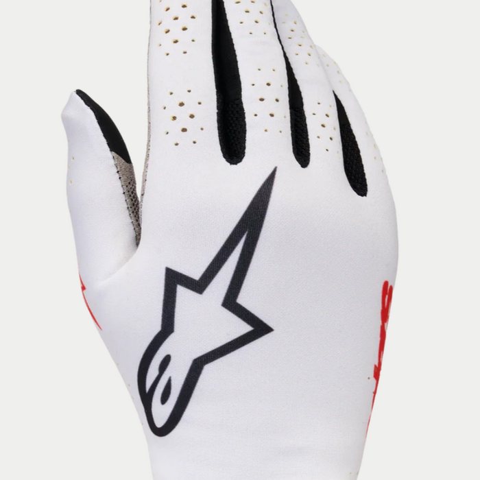 Alpinestars Alpinestars Sim racing handschoenen Graphic 1 Ice Zilver / Zwart / Rood