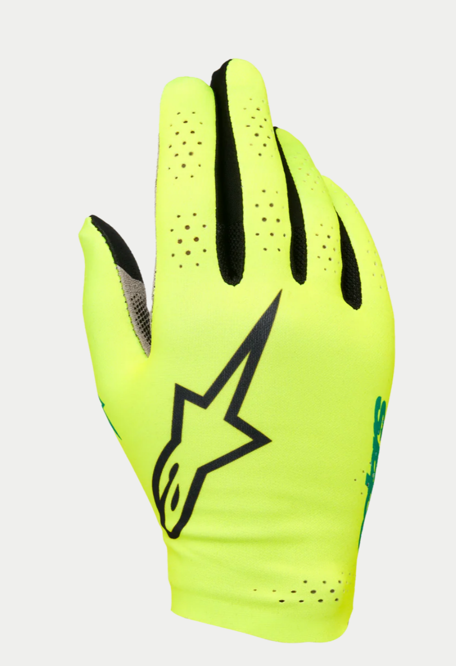 Alpinestars Alpinestars Sim racing handschoenen Graphic 1 SAFETY YELLOW BLACK TURQUOISE