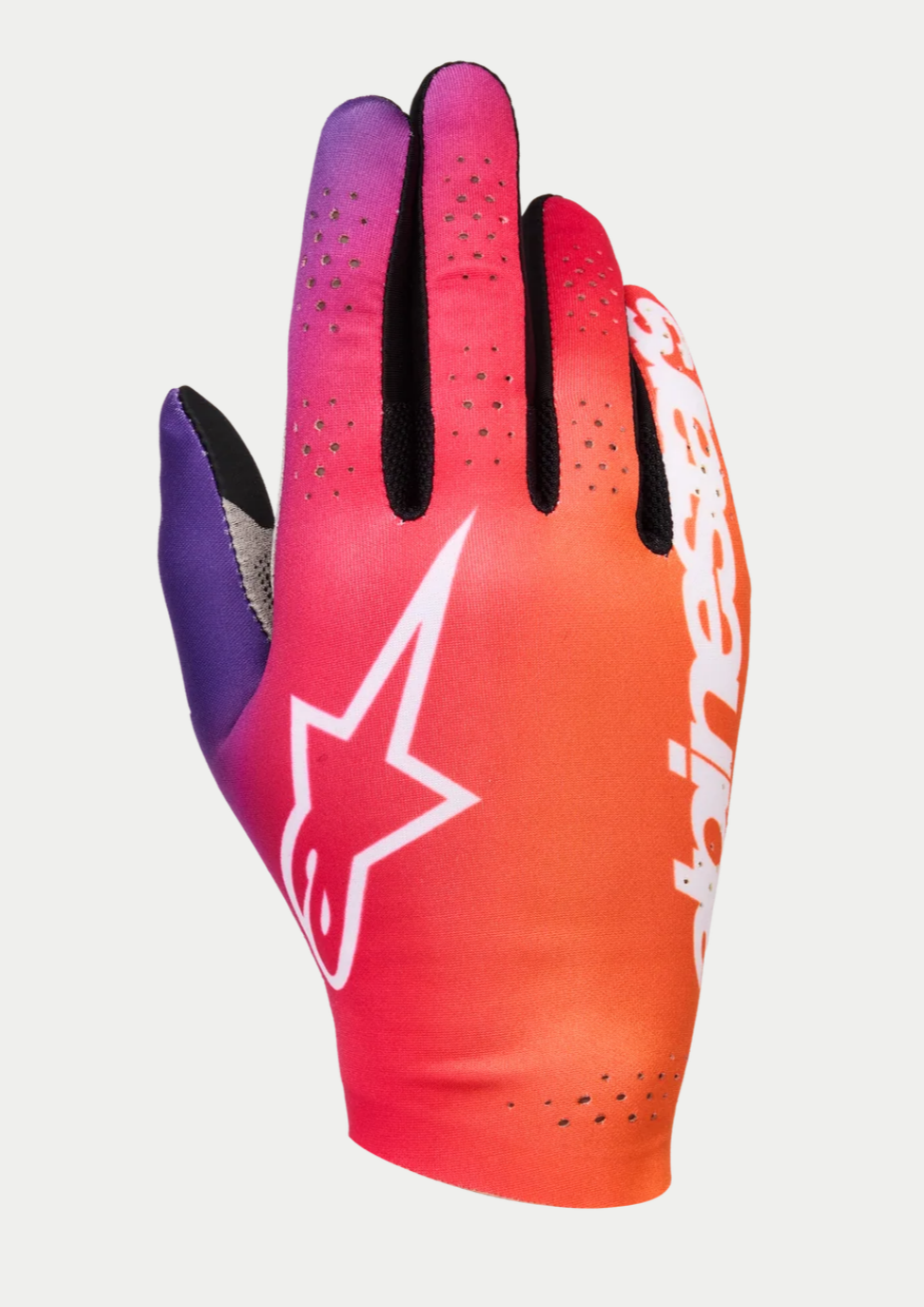 Alpinestars Alpinestars Sim racing handschoenen Graphic 2 Oranje / Neon Paars / Wit